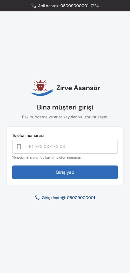 Telefonla giriş